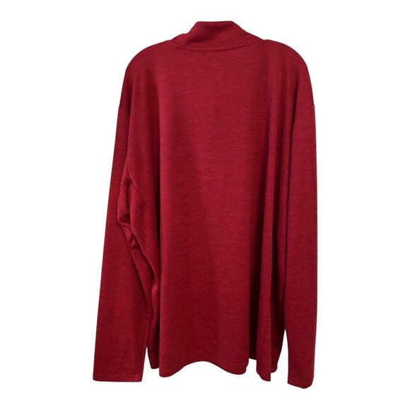 Russell pullover, red 3XL shirt, mens athletic top, dri power shirt, moisture wi - Picture 4 of 4